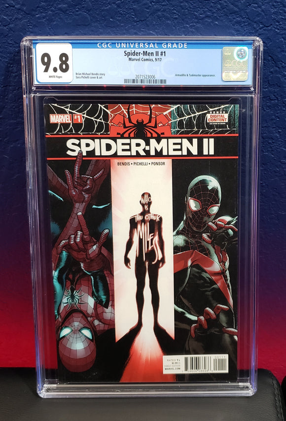 Spider-Men II #1 CGC 9.8 1st App of Evil Miles Morales 1st Print - grayskullhobbies.com