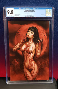 Vampirella #1 CGC 9.8 Vol 5 Vault Collectibles Virgin Variant Nathan Szerdy - grayskullhobbies.com