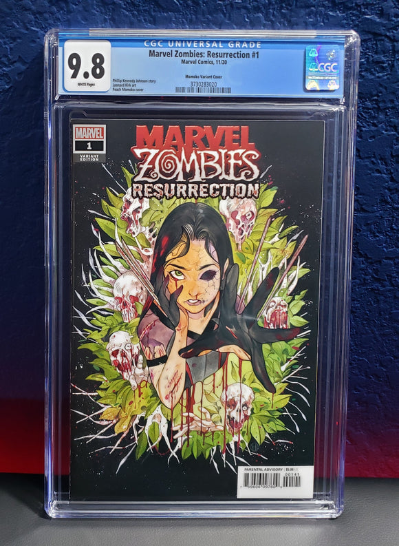 Marvel Zombies Resurrection #1 CGC 9.8 Peach Momoko 1:50 Incentive Variant