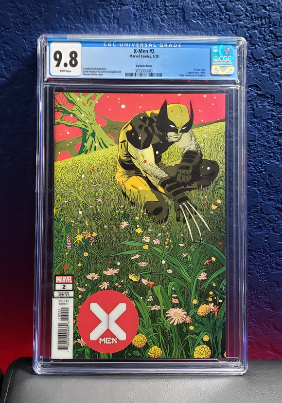 X-Men #2 CGC 9.8 1st Appearance High Summoner 1:25 Martin Incentive Variant