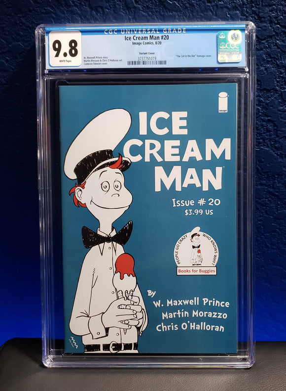 Ice Cream Man #20 CGC 9.8 Cat in the Hat Variant Stewart Dr Seuss