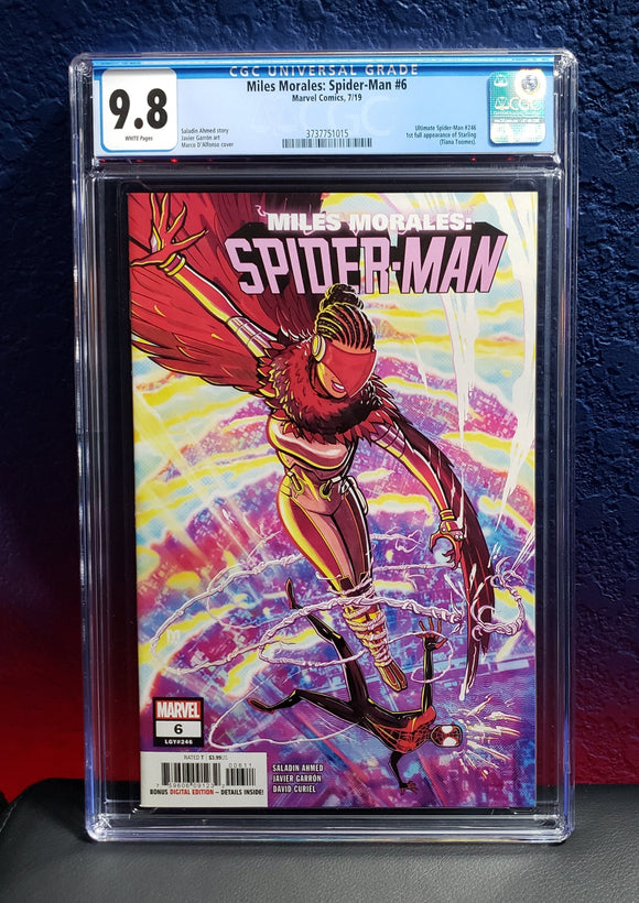 Miles Morales Spider-Man #6 CGC 9.8 1st appearance of Starling