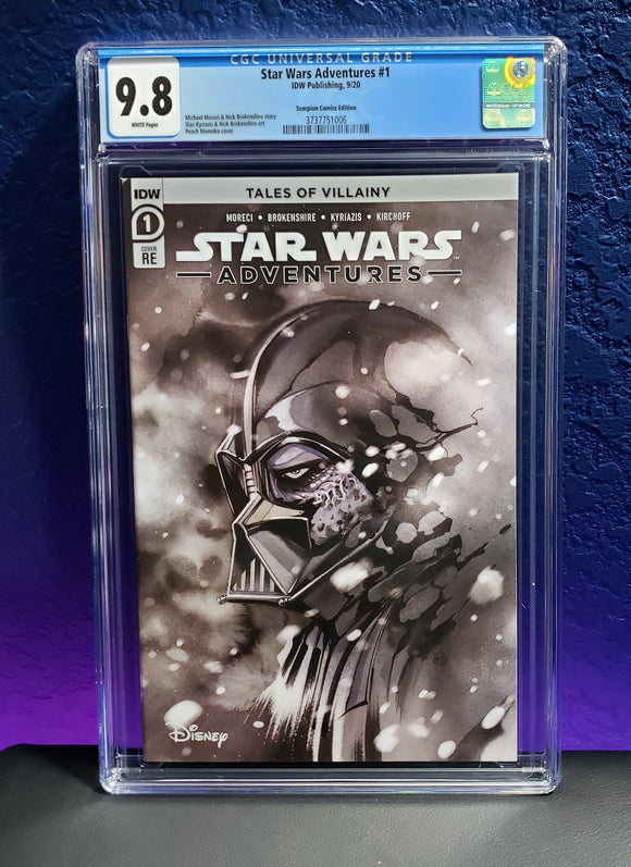 Star Wars Adventures #1 CGC 9.8 Peach Momoko Darth Vader Scorpion Trade Variant