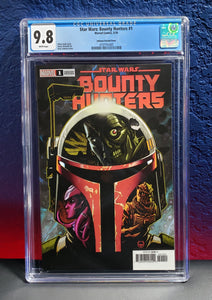 Star Wars Bounty Hunters #1 CGC 9.8 Johnson 1:50 Incentive Variant Boba Fett Mandalorian