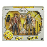 X-Men Movie Legends Old Man Logan Hawkeye Marvel 6" Action Figure In Hand