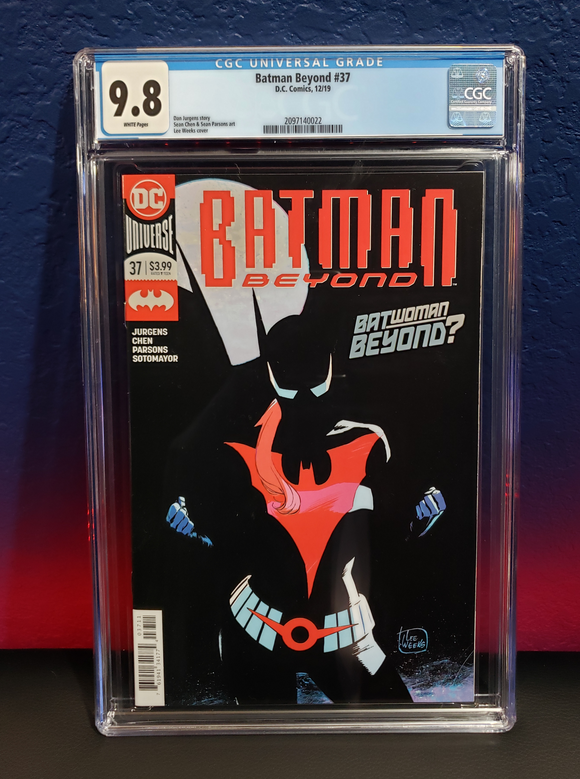Batman Beyond #37 CGC 9.8 1st Batwoman Beyond - grayskullhobbies.com