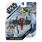 Star Wars Mission Fleet Micro Vehicle Ashoka Boba Fett Chewbacca Clone Trooper