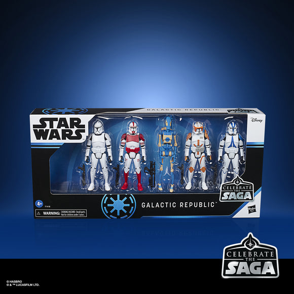 Star Wars Celebrate The Saga Galactic Republic Troopers In Hand 3.75