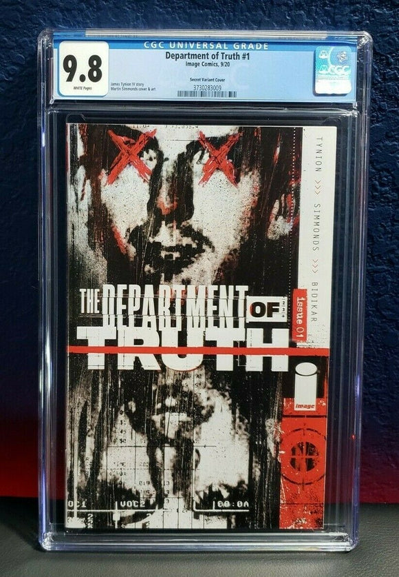 Department of Truth #1 CGC 9.8 Lee Harvey Oswald Secret Variant Cover