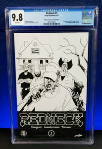 Redneck #1 CGC 9.8 25th Anniversary Sketch Variant - grayskullhobbies.com