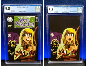 Archie Vs Predator II 1 CGC 9.8 House of Secrets Homage Variant Set virgin Stadium Comics - grayskullhobbies.com