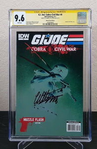 G.I. Joe Cobra Civil War #0 CGC SS 9.6 Muzzle Flash Edition Signed by Gabriele Dell'Otto - grayskullhobbies.com